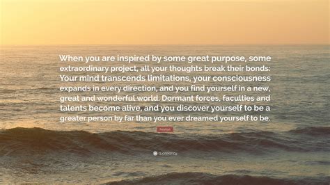 when you are inspired quotes